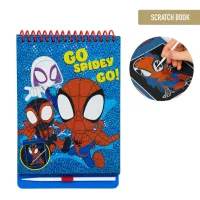 Spiderman Kraskaarten & Kleurplaten Set – 14x21 cm – 14 Afbeeldingen + Kraspen – Creatief Tekenplezier voor Kinderen